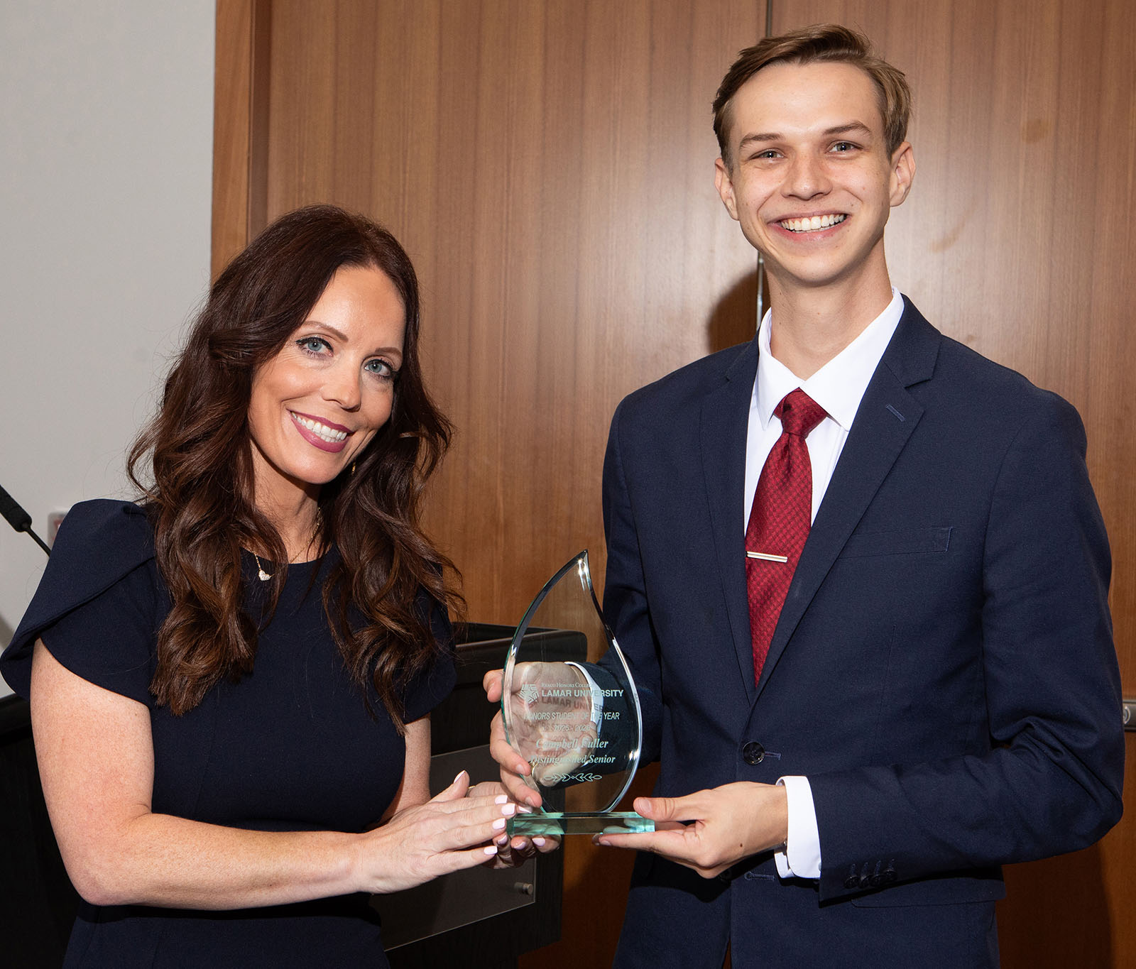 Honors Student of the Year-Distinguished Senior Campbell Fuller