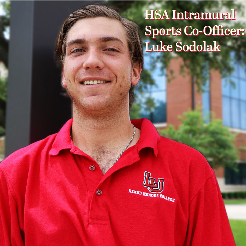 Intramural Sports Co-Officer Luke Sodolak