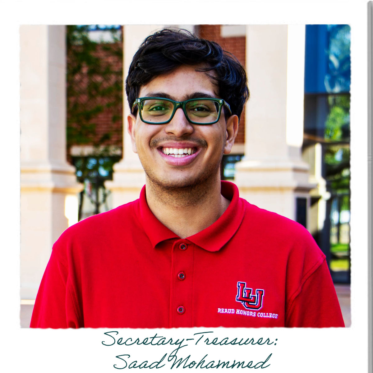 Secretary Treasurer Saad Mohammed