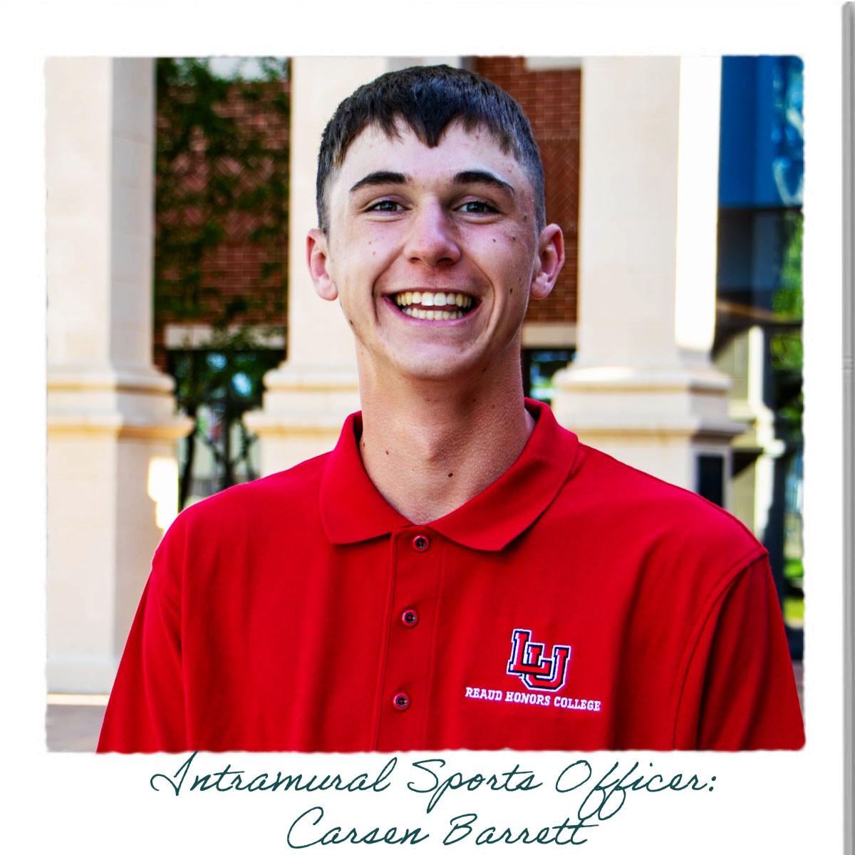 Intramural Sports Officer Carsen Barrett