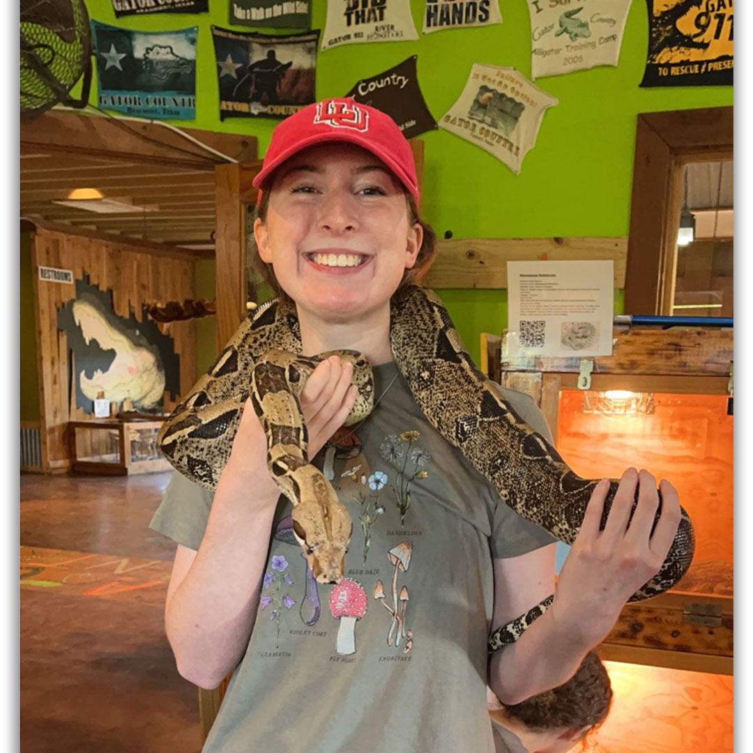 Exotic Animal Medicine Intern Madelyn Reese