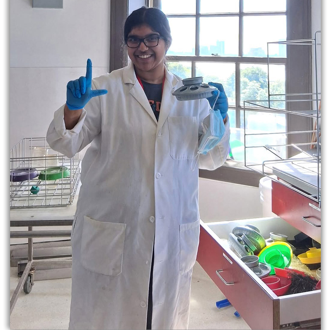 Ocular Health Research Intern Sneha Jobby