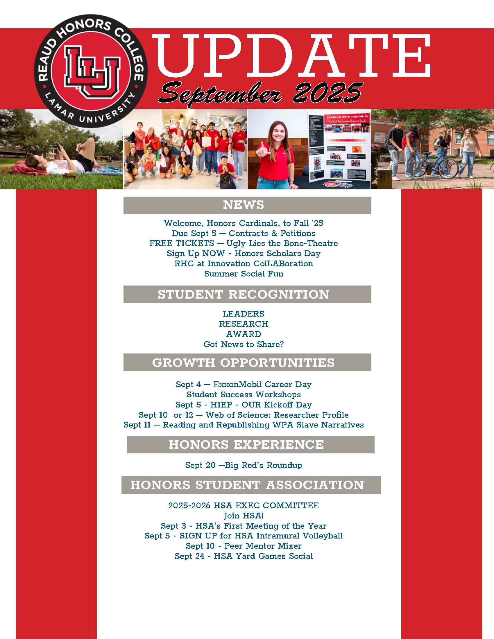 2025 September Newsletter Cover