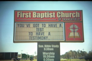 First Baptis Church Orangfield