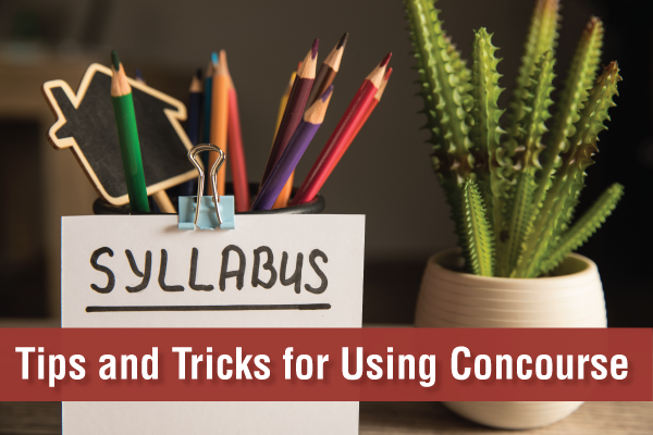 Syllabus Management with Concourse