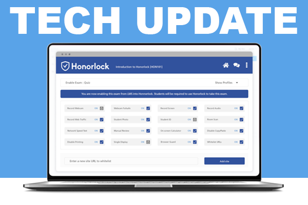 Honorlock Update: Side Camera Feature