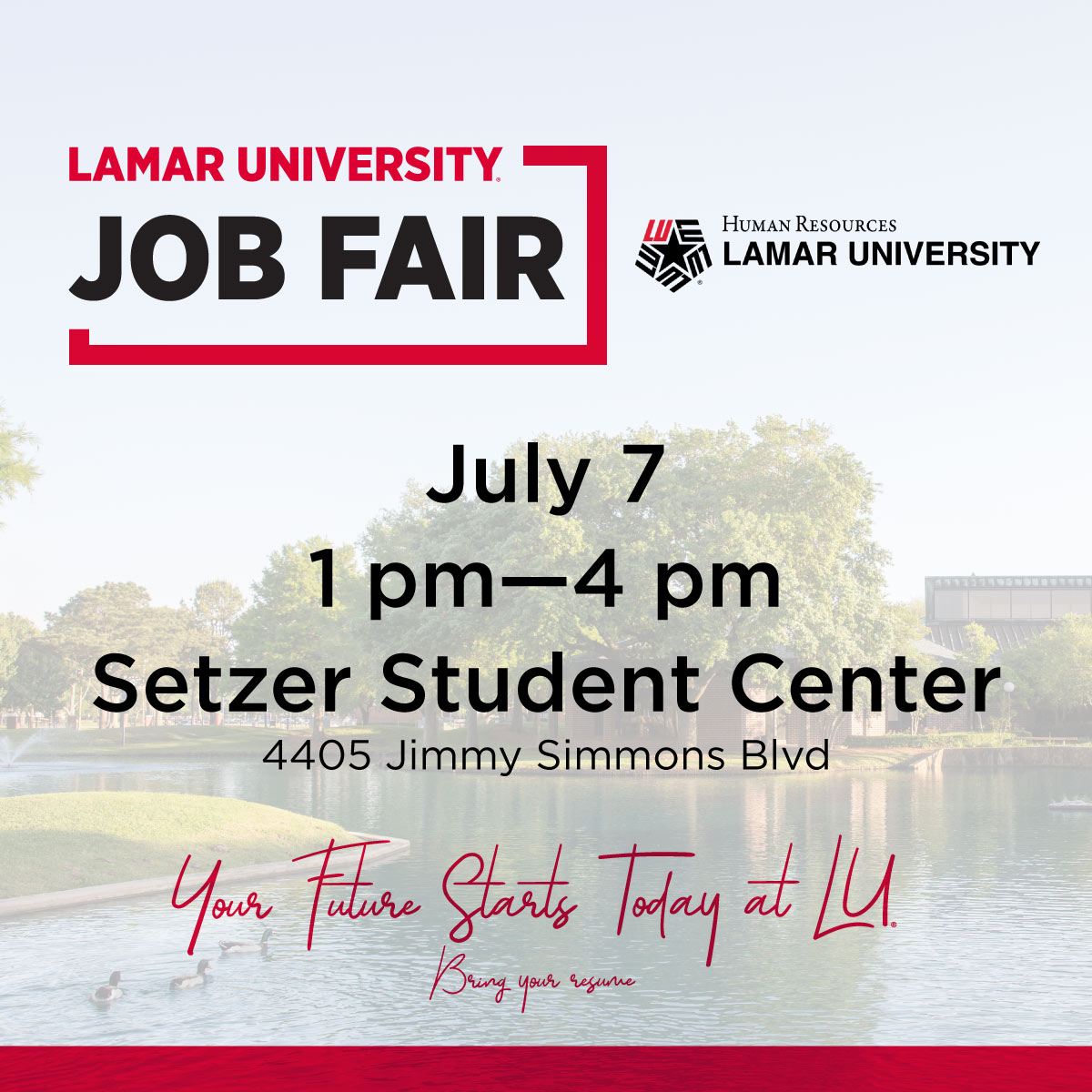 Lamar University to Host Job Fair on July 7