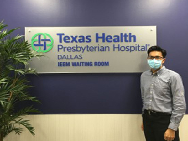 Biology student completes internship with Institute for Exercise and Environmental Medicine in Dallas