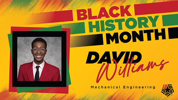 Black History Month Student Spotlight: David Williams