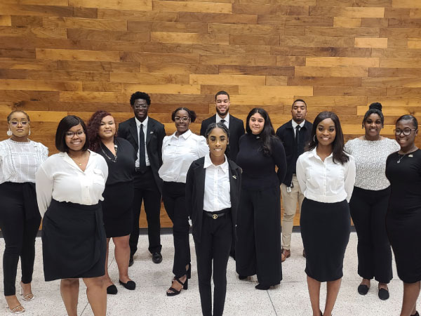The Lamar University chapter of the Collegiate 100 welcomes new members 