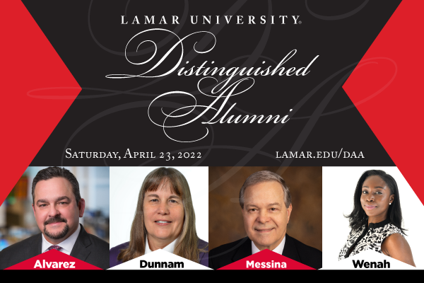 Lamar University announces 2022 Distinguished Alumni Award recipients