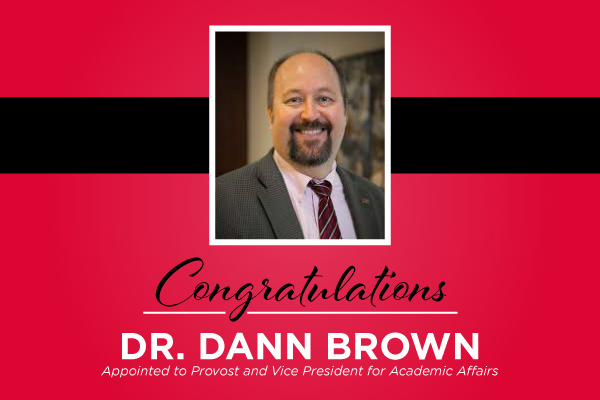 Brown named Provost and Vice President for Academic Affairs at Lamar University
