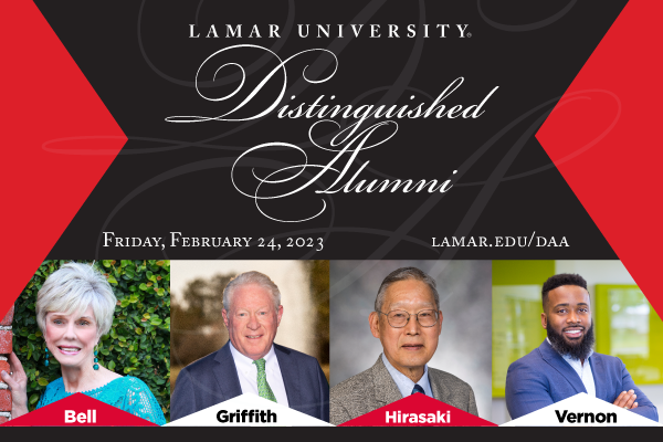 Lamar University announces 2023 Distinguished Alumni award recipients