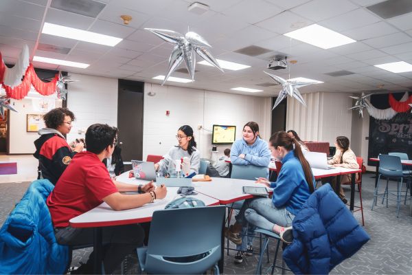 New Texas Academy Lounge in Use