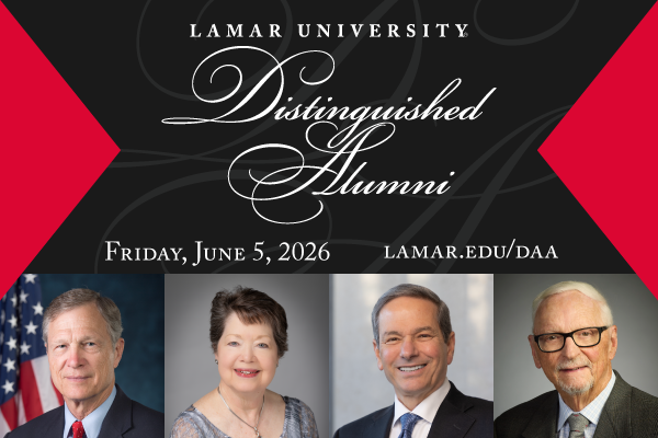 Lamar University announces 2026 Distinguished Alumni Award honorees