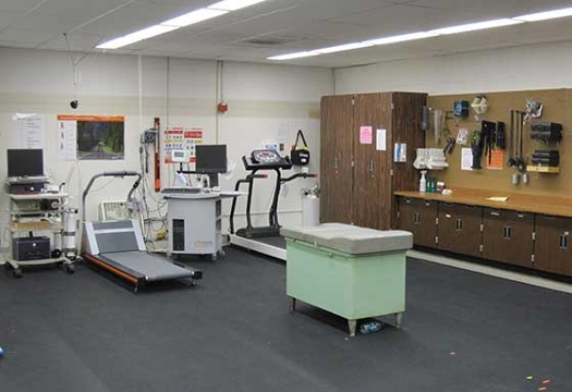 Treadmill in classroom