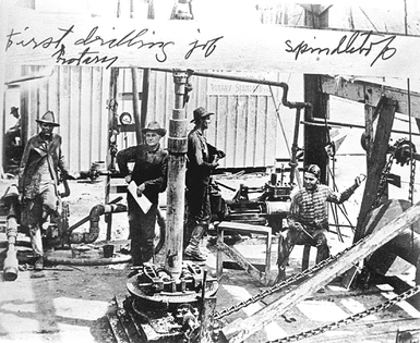 Spindletop Oil Ffield Workers, Beaumont, TX