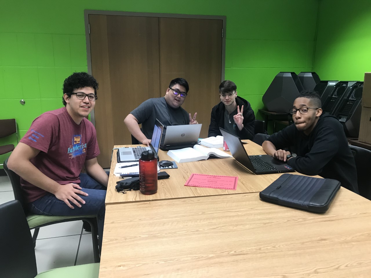 Group of students in Computer Science Lab