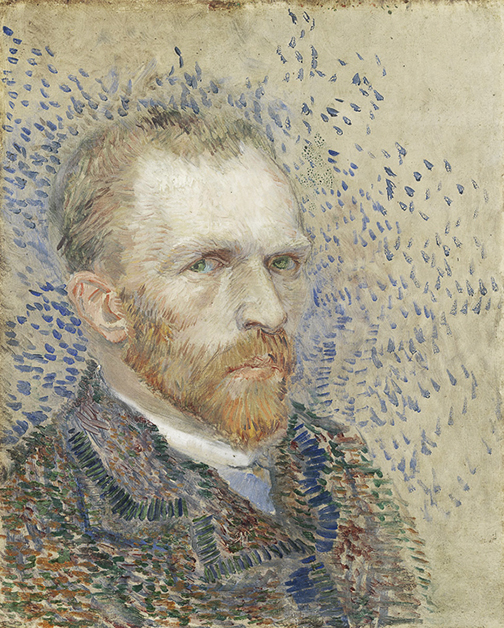 Vincent van Gogh, “Self-Portrait,” March–June 1887, oil on cardboard, van Gogh Museum, Amsterdam (Vincent van Gogh Foundation).