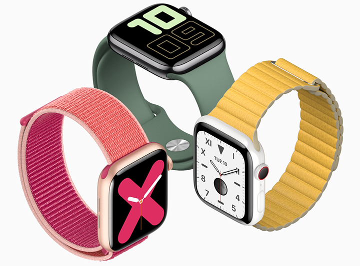 Apple Watch Series 5 Courtesy of Apple