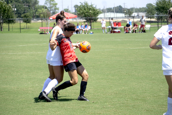 The Lady Cardinals soccer team lost to the Alabama Crimson Tide, 5-0, Sunday at the LU Soccer Complex. The Cards fall to 1-3 on the season.