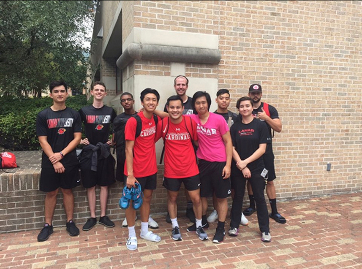 Lamar Club Volleyball played their first tournament, Sept. 28, in Austin. Scott Sayre said the camaraderie and the value of teamwork by playing club sports. Courtesy photo
