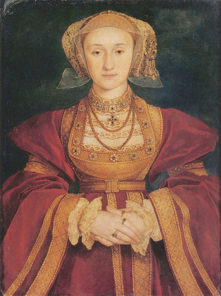 The portrait of Anne of Cleves, above, by Hans Holbein the Younger, circa 1539, is in the Musée du Louvre in Paris.