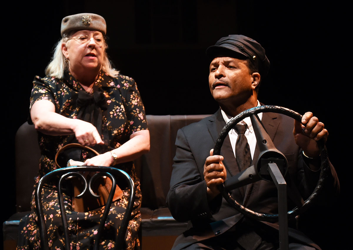 Charlene Hudgins plays the title character alongside H. Clay Williams as Hoke Coleburn in BCP's "Driving Miss Daisy."