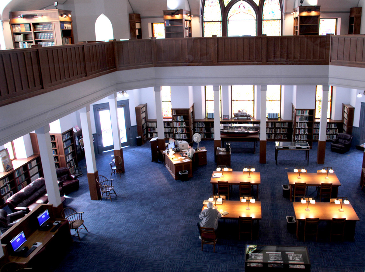 The Tyrrell Library in downtown Beaumont mixes its new renovations. UP photo by Saydie Stanley
