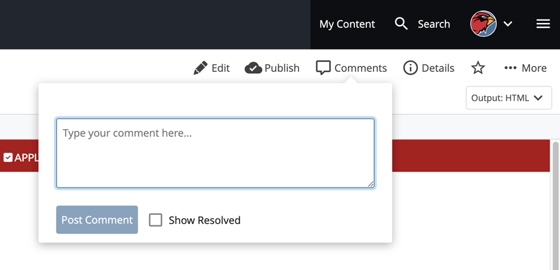 Asset Threaded Comments