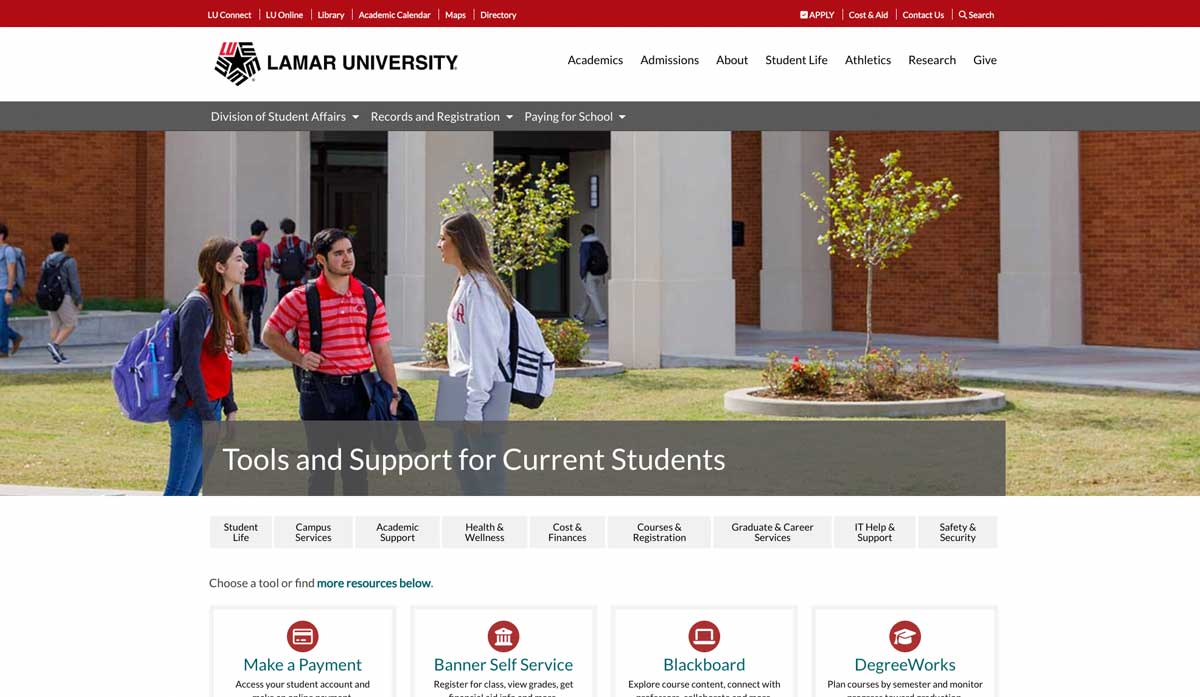 Hero Image Page Example